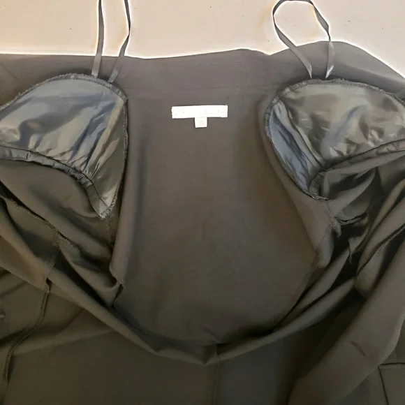 SHARAGANO Black Long Sleeve Double-Breasted Tailored Blazer Dress—NWT—10P - Picture 11 of 16